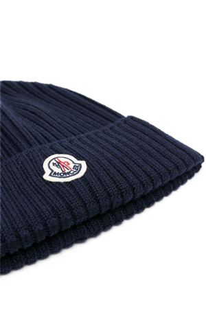 blue wool beanie MONCLER KIDS | 3B00024M1131742